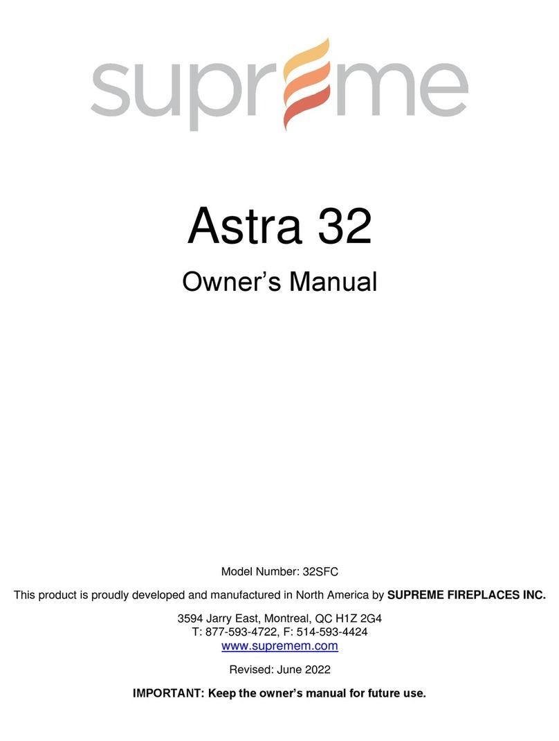 SUPREME Astra 32 Manual de usuario