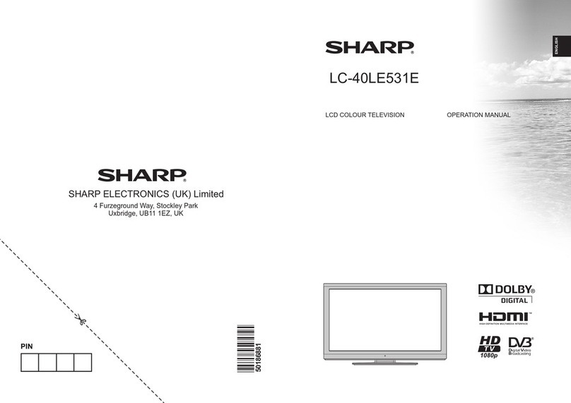 Sharp LC-40LE531E Manual de usuario