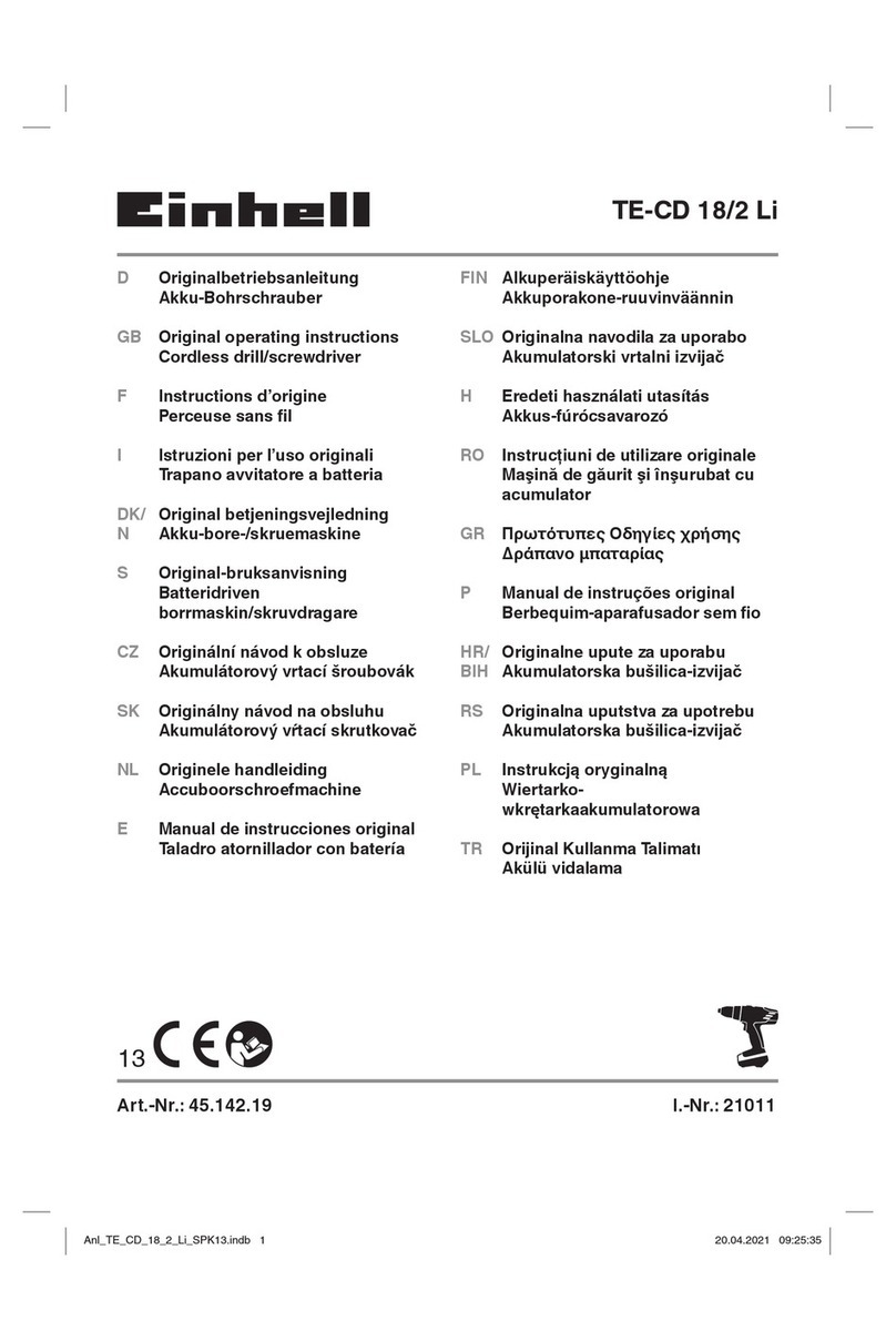 EINHELL 45.142.19 Manual de usuario