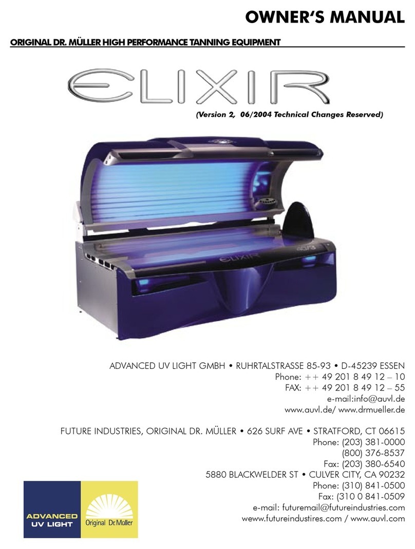 ADVANCED UV LIGHT ELIXIR Manual de usuario
