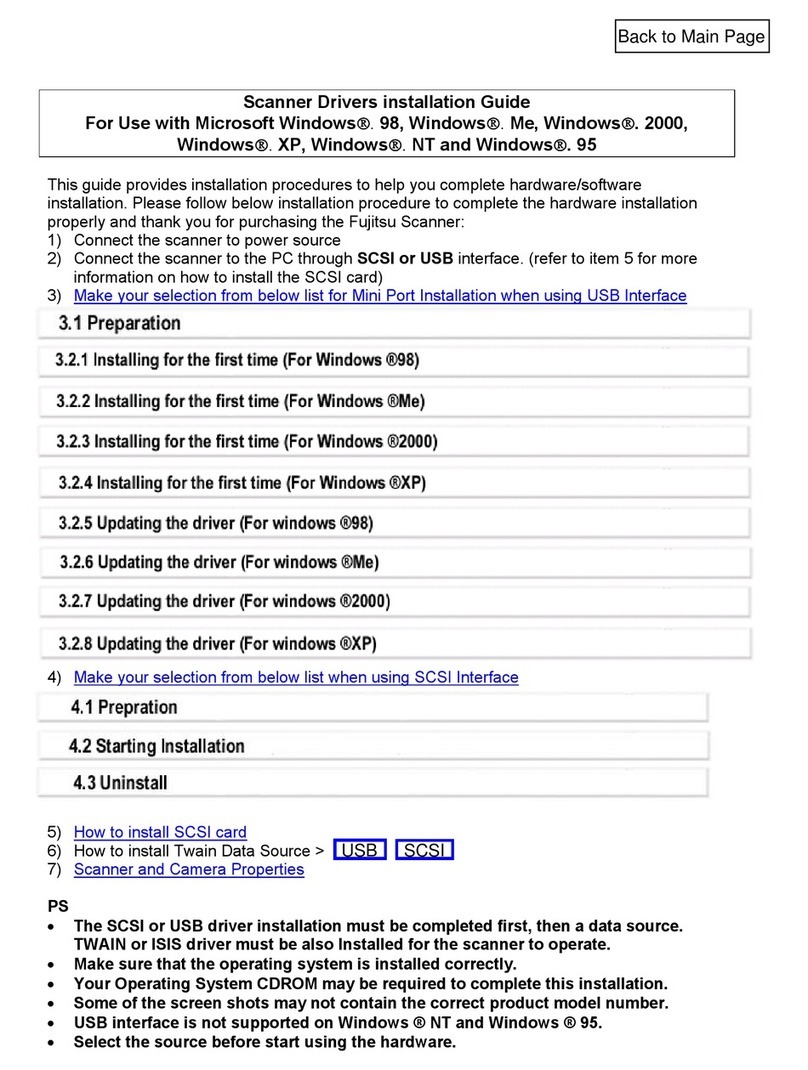 Fujitsu TWAIN 32 Manual de usuario