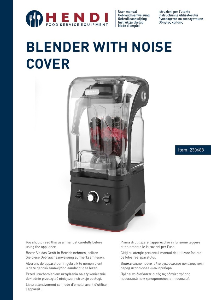 Hendi 230688 Manual de usuario