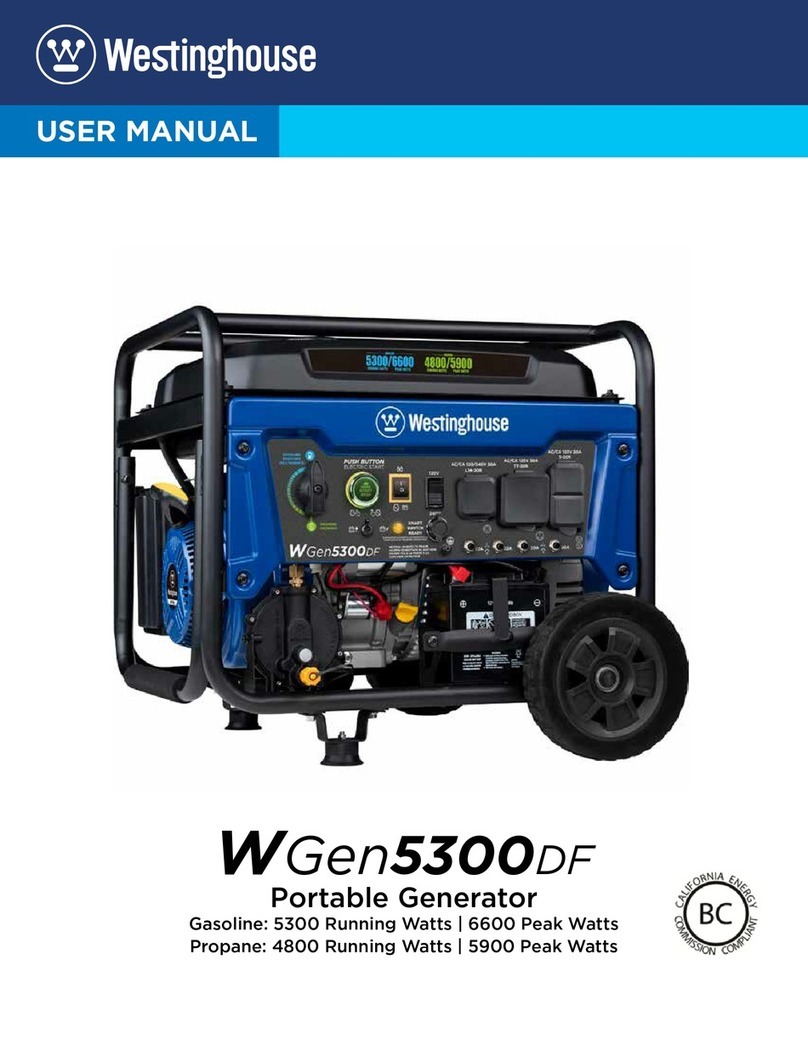 Westinghouse WGen5300DF Manual de usuario