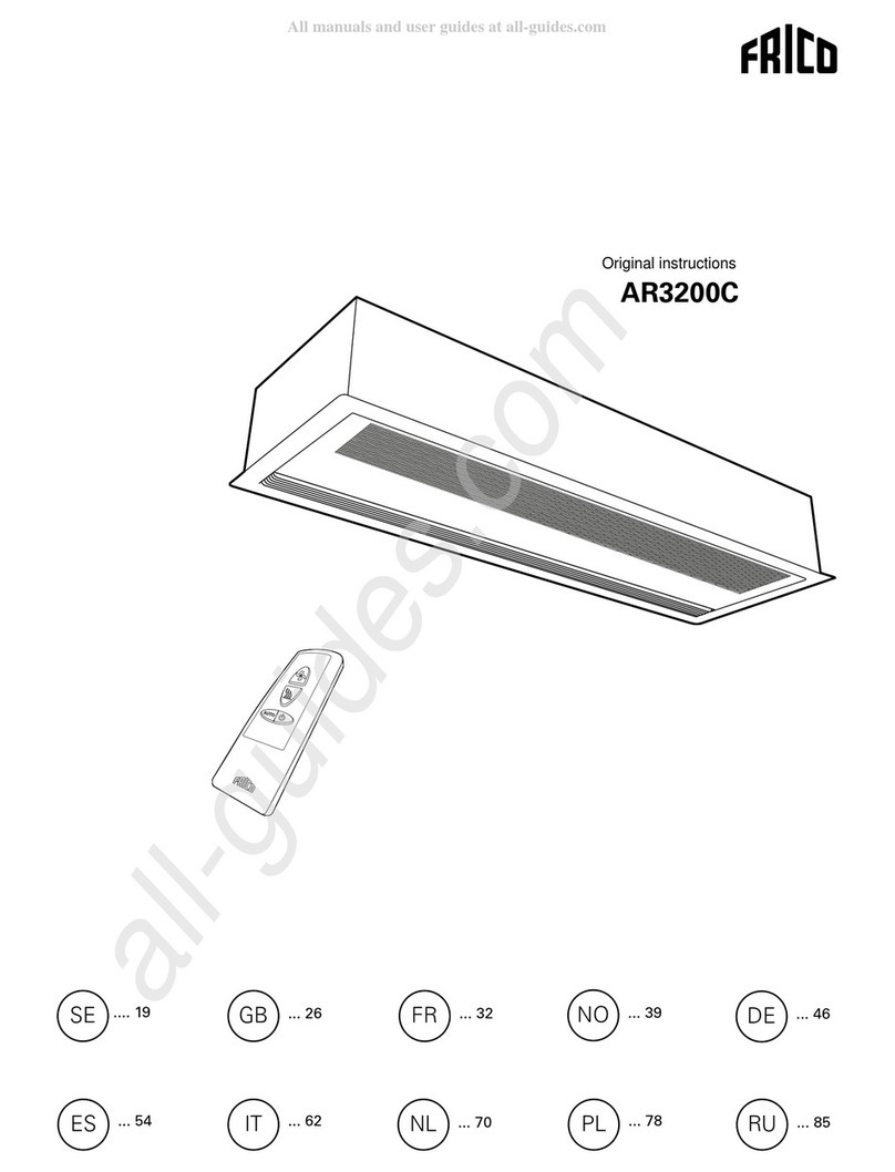 Frico AR3210CA Manual de usuario Frico AR3210CA Manual de usuario