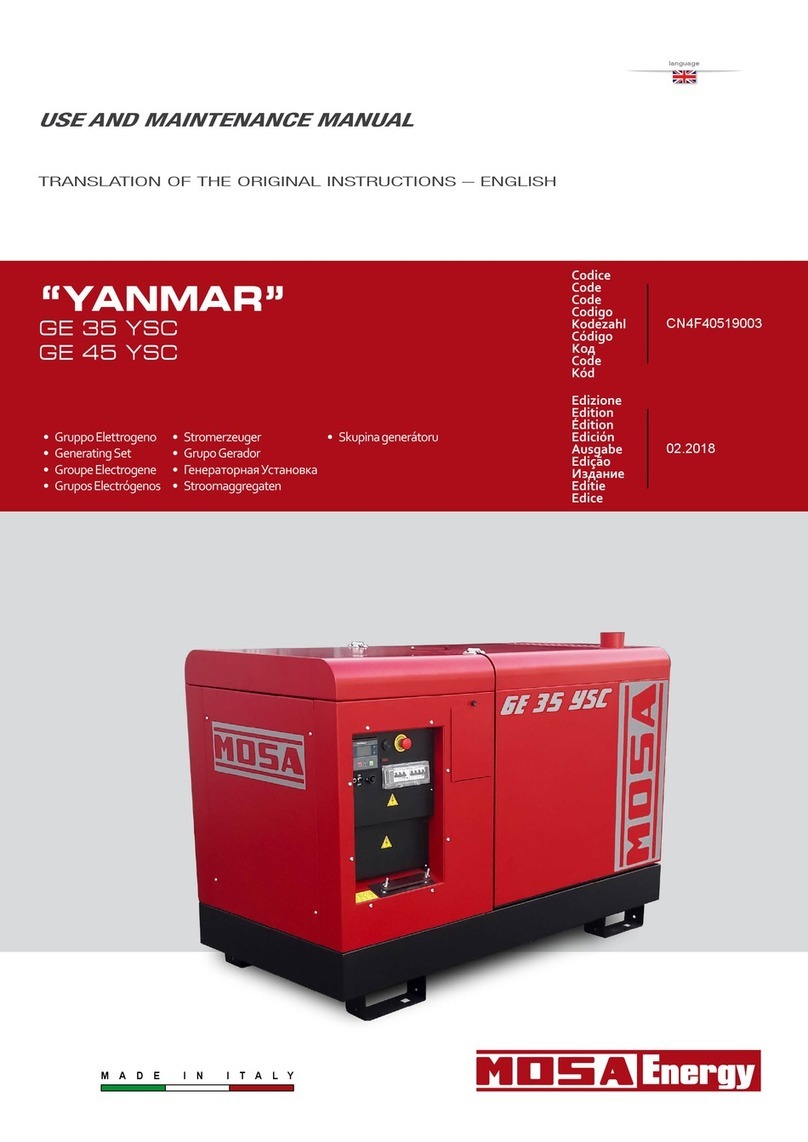 Mosa YANMAR Manual de usuario