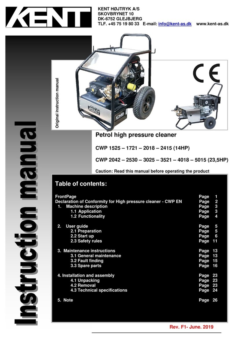 KENT CWP 1525 Manual de usuario