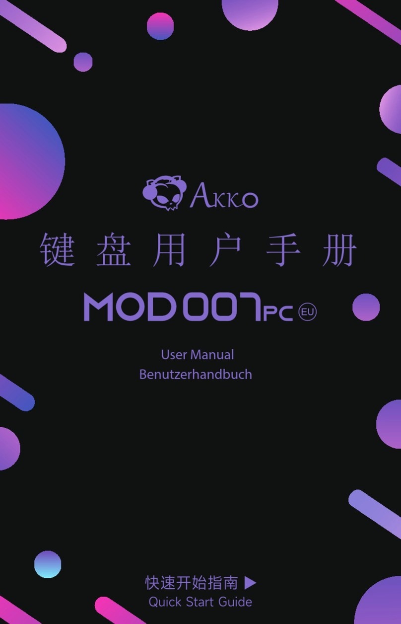 Akko MOD007 PC Manual de usuario Akko MOD007 PC Manual de usuario