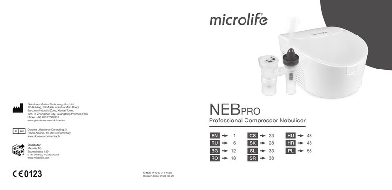 Microlife NEBPRO Manual de usuario
