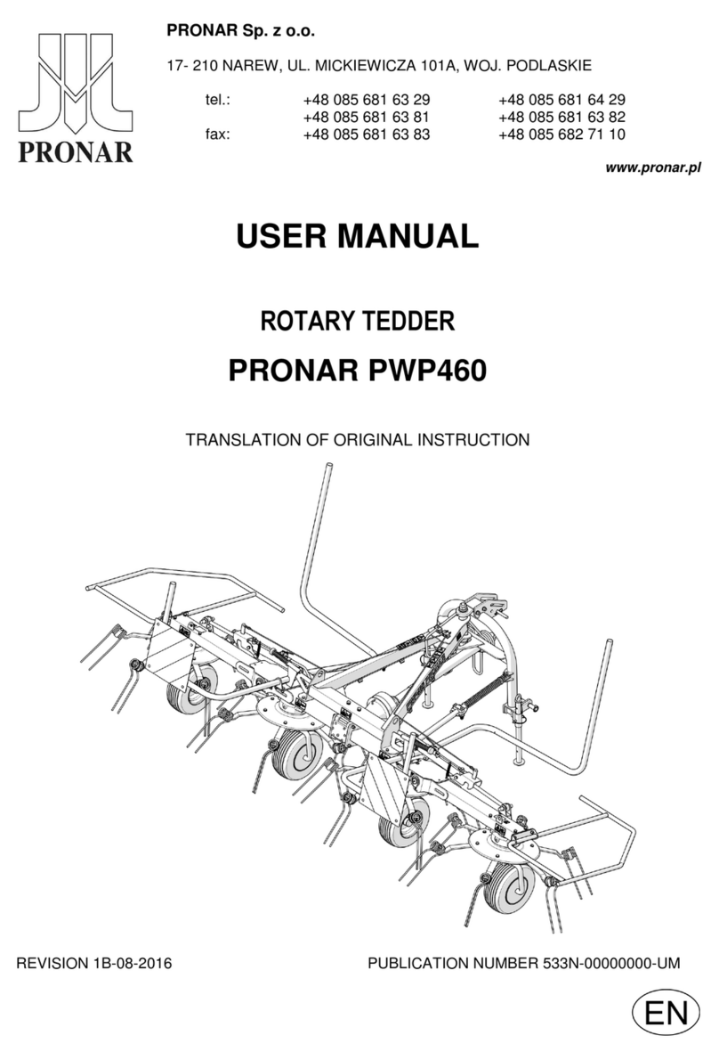 PRONAR PWP460 Manual de usuario