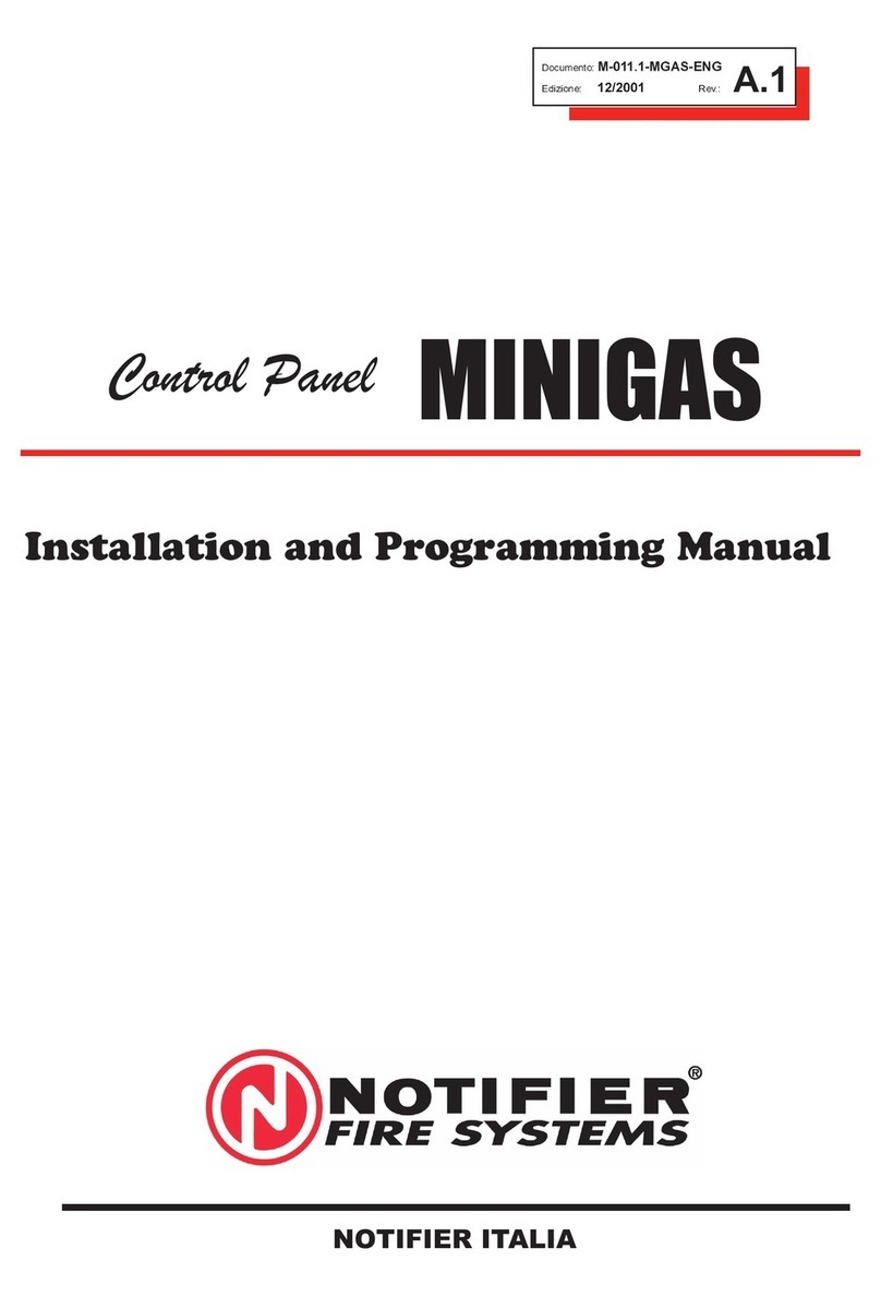Notifier MINIGAS Instrucciones de montaje