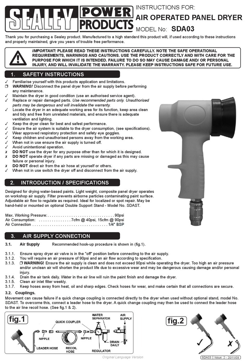 Sealey SDA03 Manual de usuario