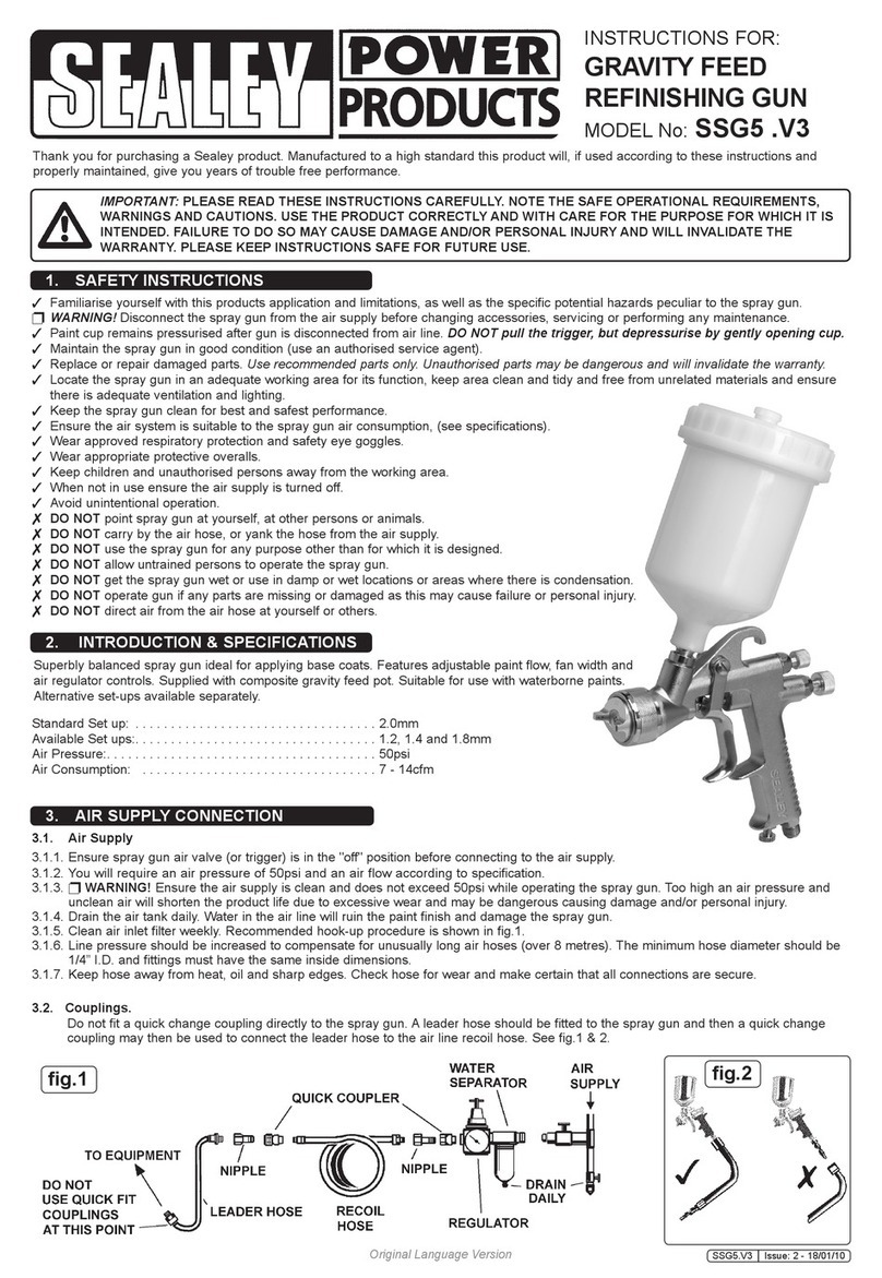 Sealey SSG5.V3 Manual de usuario