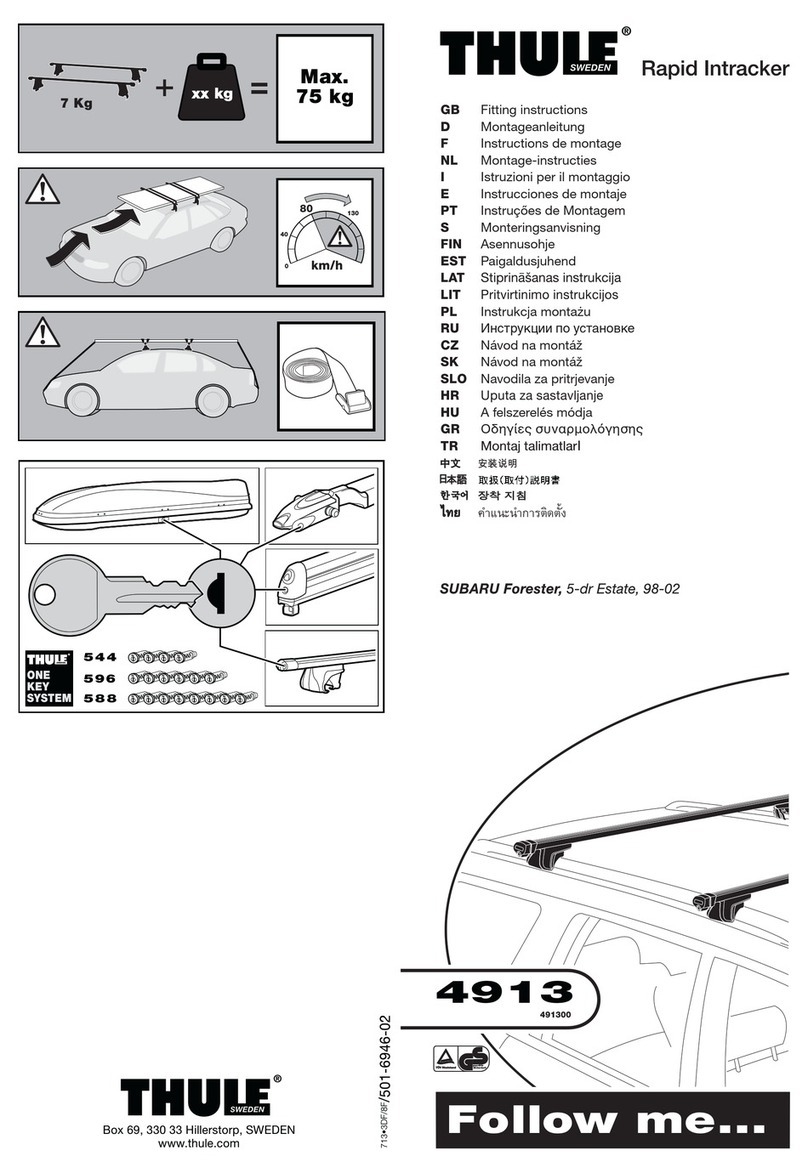 Thule 4913 Manual de usuario