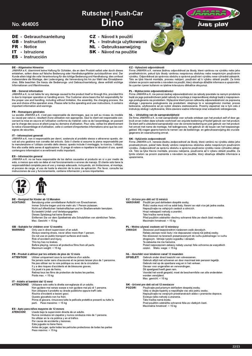 Jamara Dino Manual de usuario