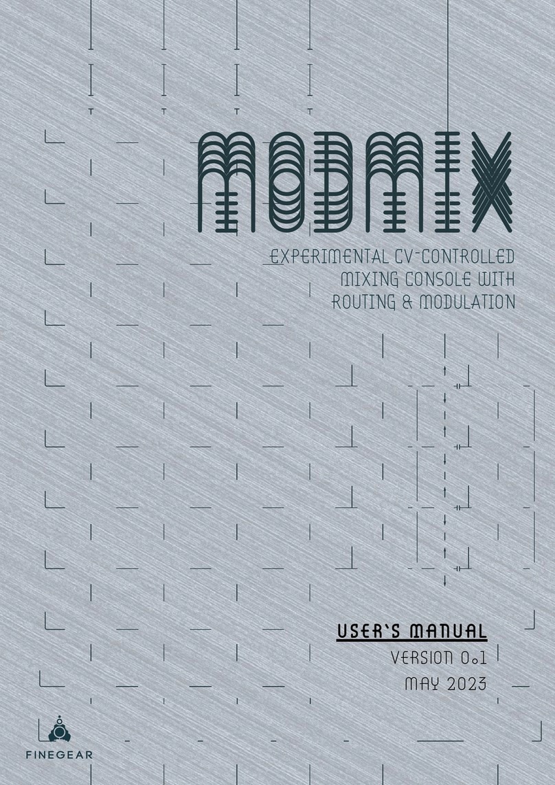 FINEGEAR MODMIX Manual de usuario