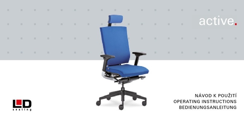 LD Seating active Manual de usuario