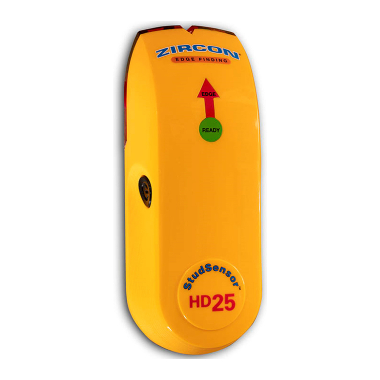 Zircon StudSensor HD25 Manual de usuario