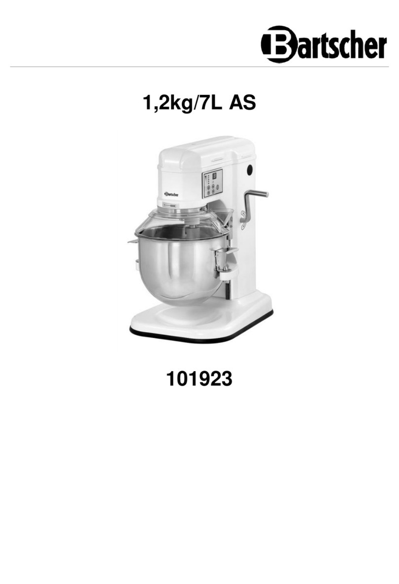 Bartscher 101923 Manual de usuario