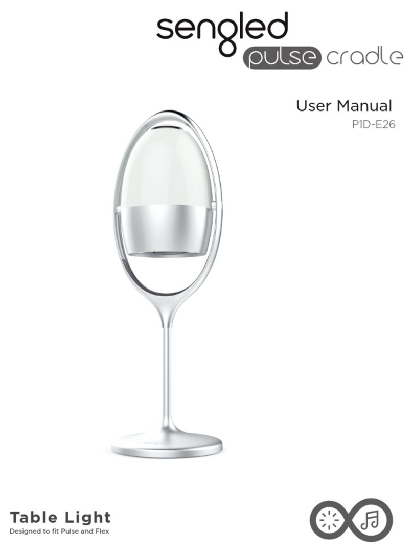 Sengled pulse cradle P1D-E26 Manual de usuario Sengled pulse cradle P1D-E26 Manual de usuario