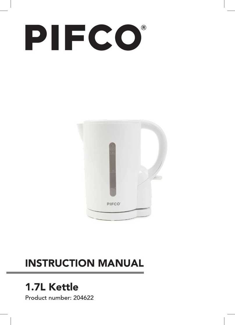 Pifco 204622 Manual de usuario