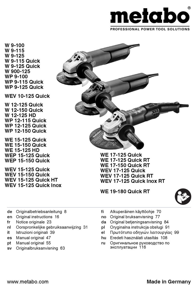 Metabo WP 9-100 Manual de usuario