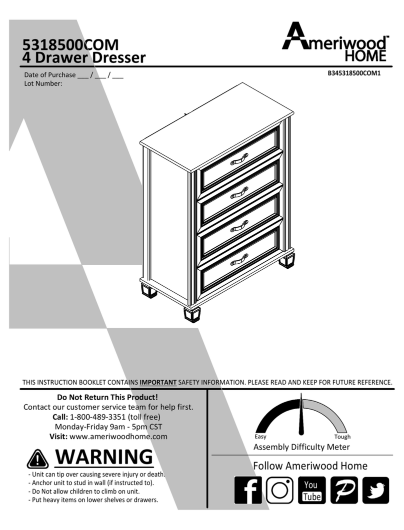 Ameriwood HOME 5318500COM Manual de usuario