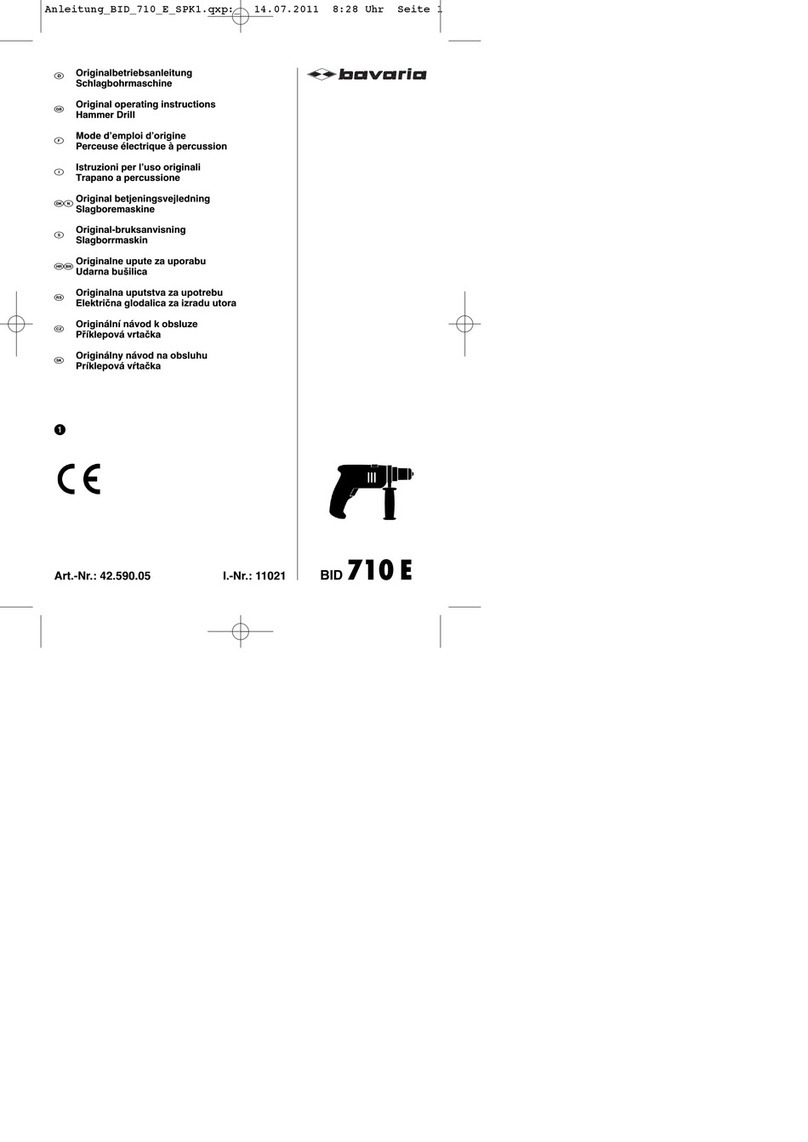 Bavaria BID 710 E Manual de usuario