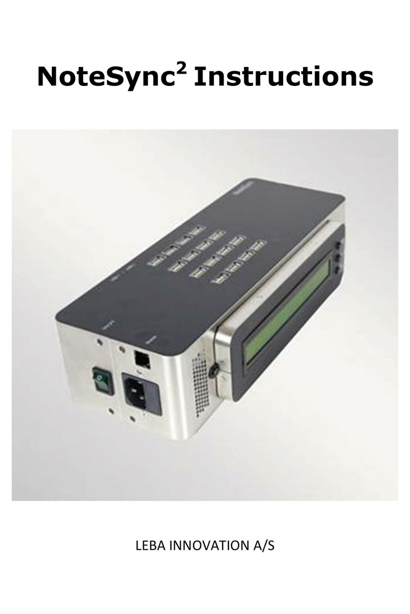 Leba NoteSync2 Manual de usuario