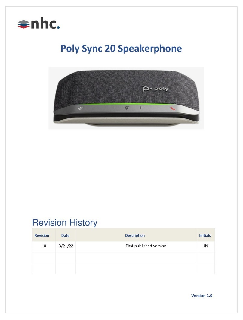 Poly SYNC 20 Series Manual de usuario