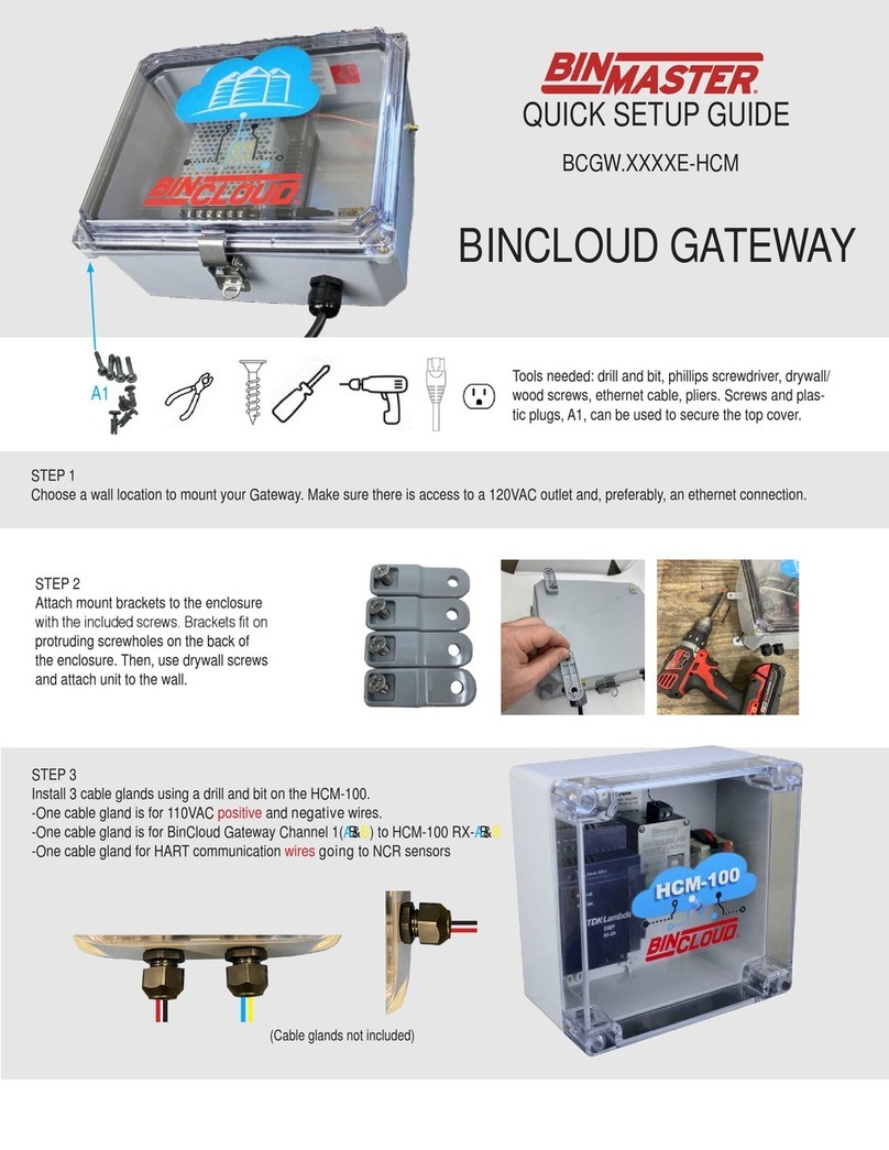 Bin Master BINCLOUD Manual de usuario Bin Master BINCLOUD Manual de usuario