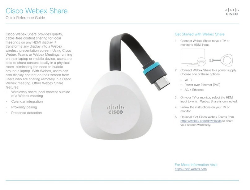 Cisco Webex Share Manual de usuario