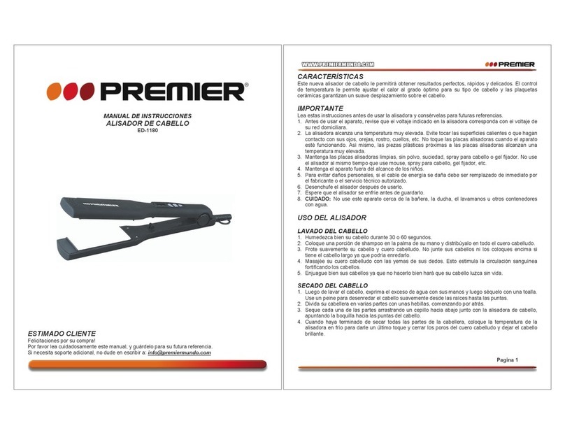 Premier ED-1180 Manual de usuario