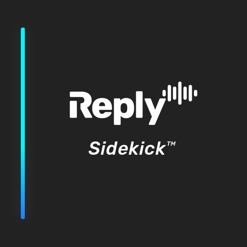 Reply Sidekick Manual de usuario
