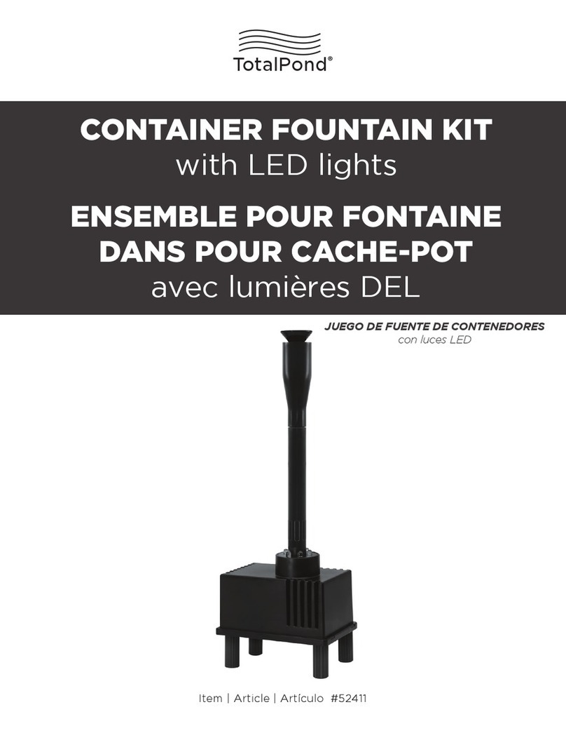 TotalPond 52411 Manual de usuario