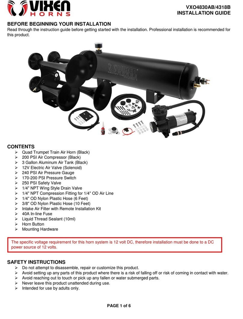 Vixen Horns VXO4830AB Manual de usuario Vixen Horns VXO4830AB Manual de usuario