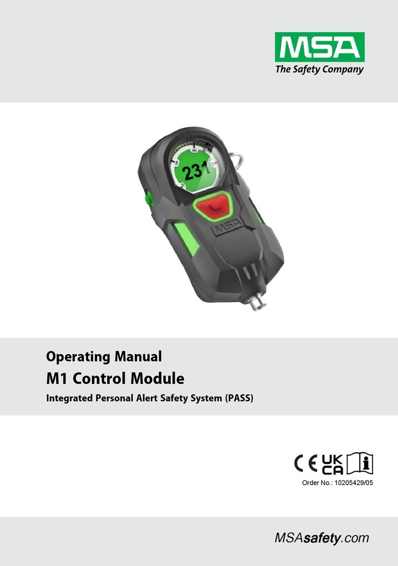 MSA M1 Manual de usuario MSA M1 Manual de usuario
