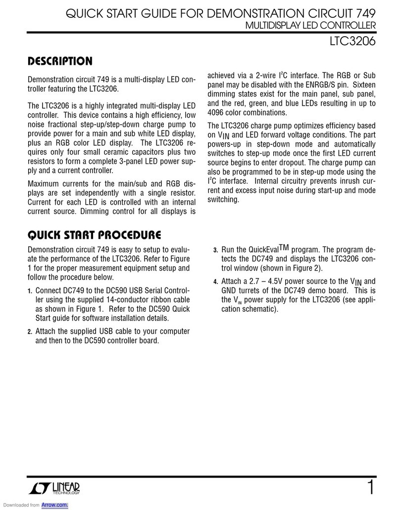 Linear Technology 749 Manual de usuario