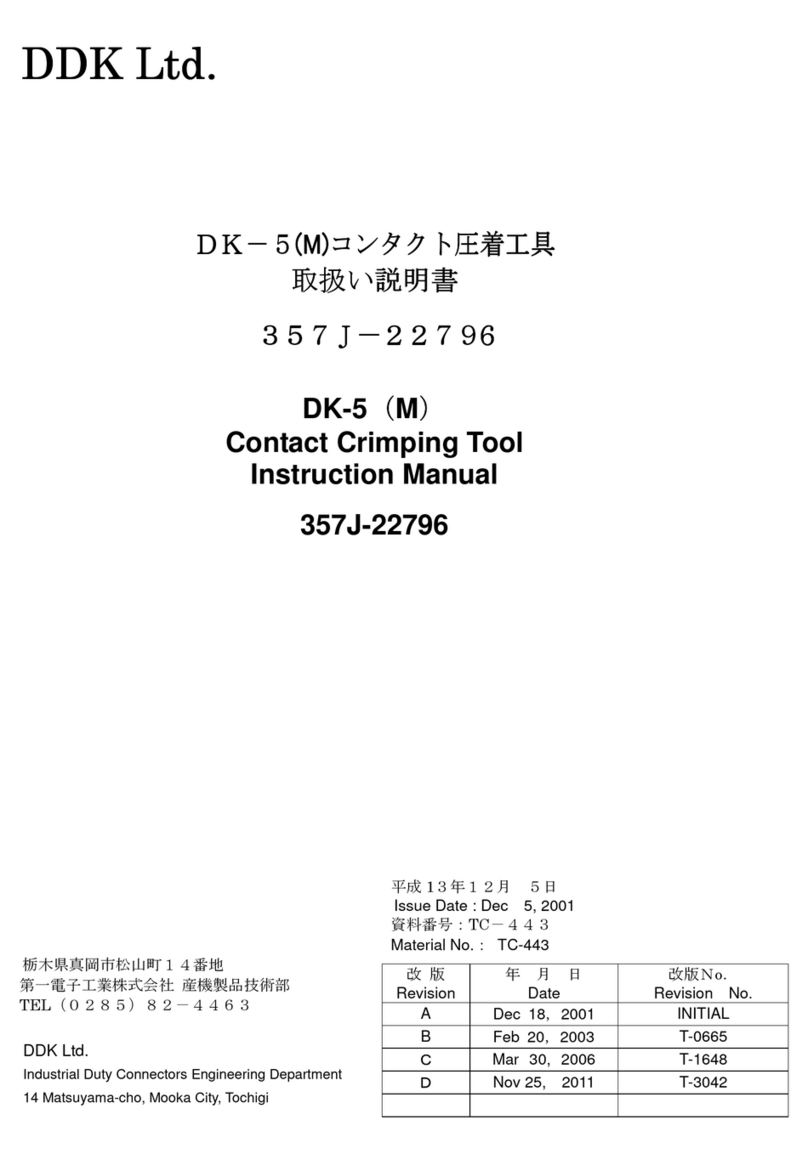 DDK DK-5 Manual de usuario DDK DK-5 Manual de usuario