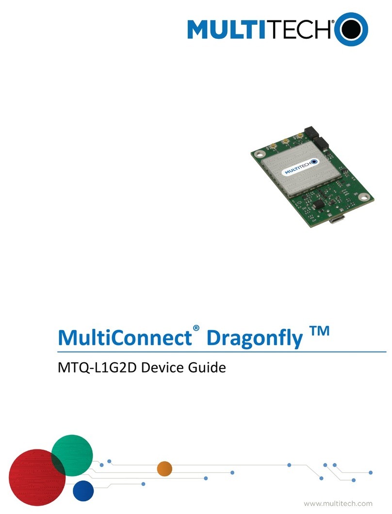 Multitech MultiConnect Dragonfly MTQ-L1G2D Guía de aplicación