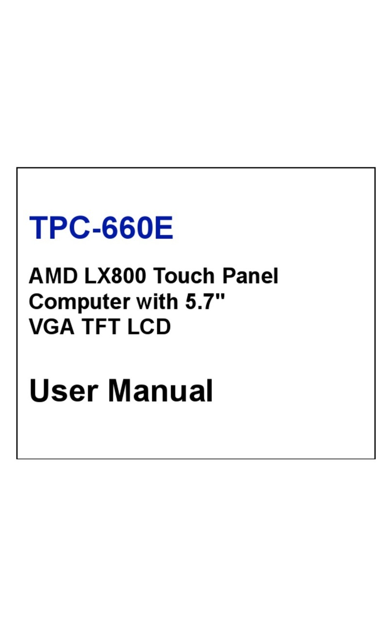 Advantech TPC-660E Manual de usuario