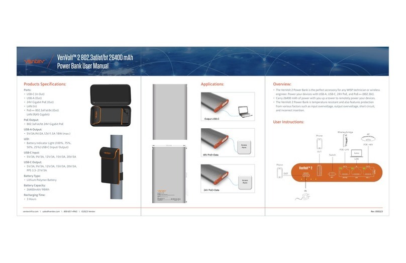 Ventev VenVolt 2 Manual de usuario Ventev VenVolt 2 Manual de usuario