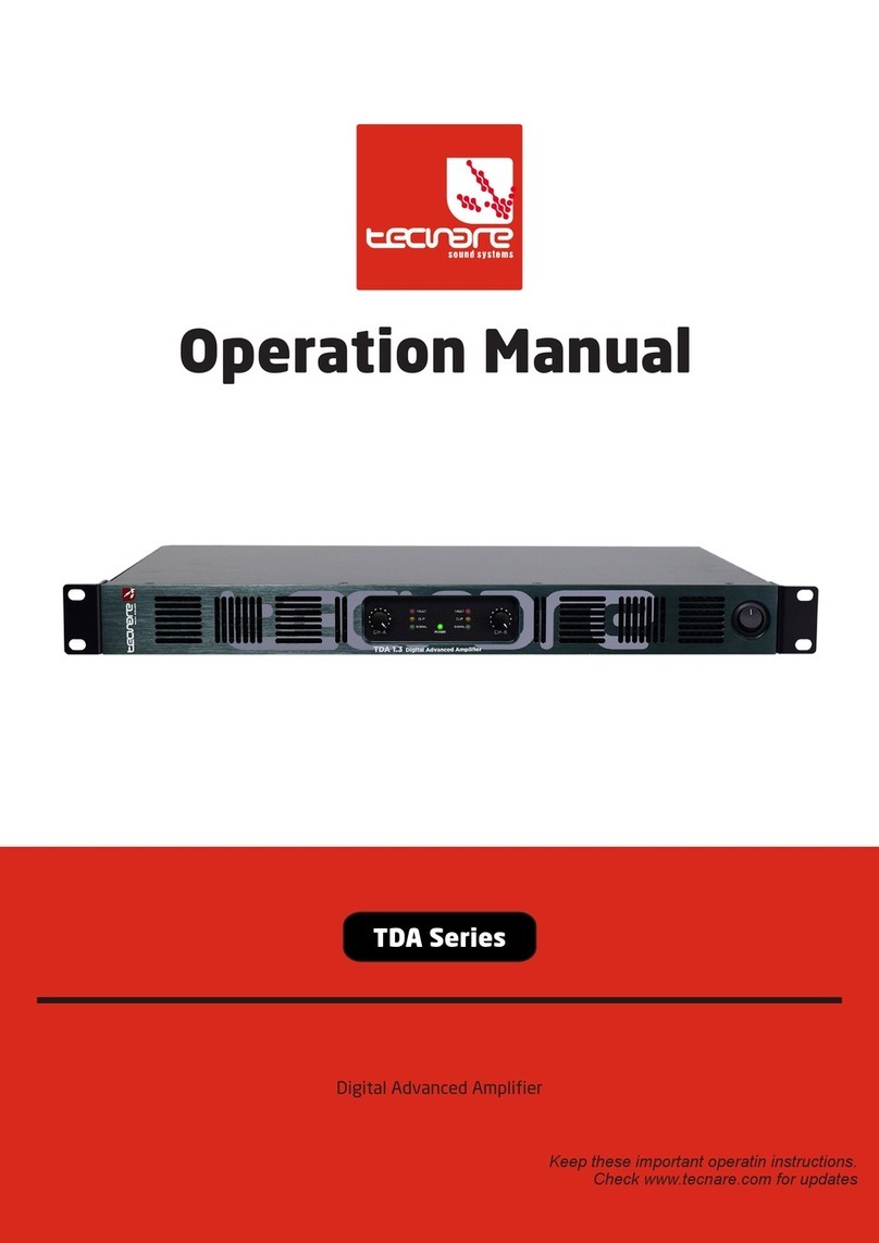 Tecware TDA Series Manual de usuario