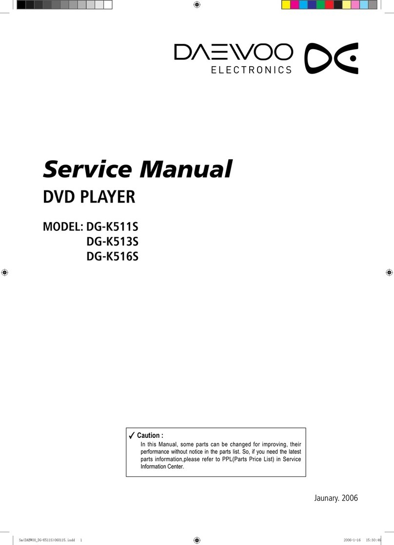 DAEWOO ELECTRONICS DG-K511S Manual de usuario
