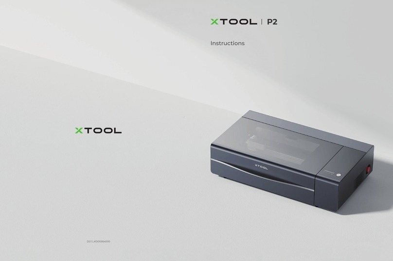 Xtool P2 Riser Base Manual de usuario
