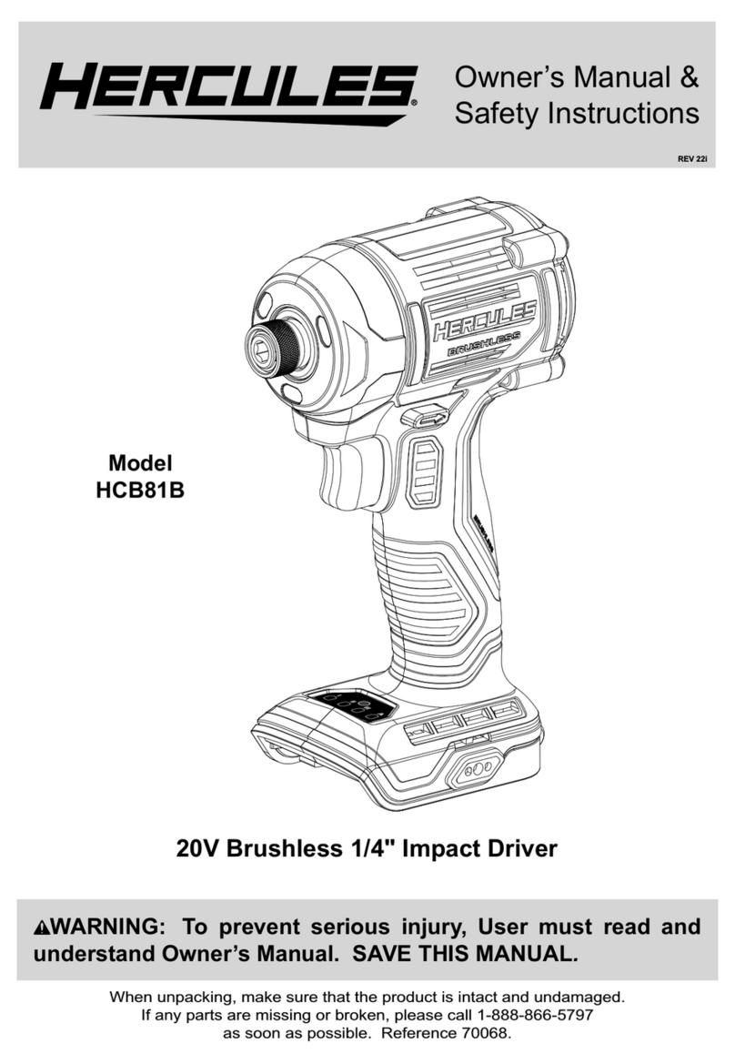 Hercules HCB81B Manual de usuario
