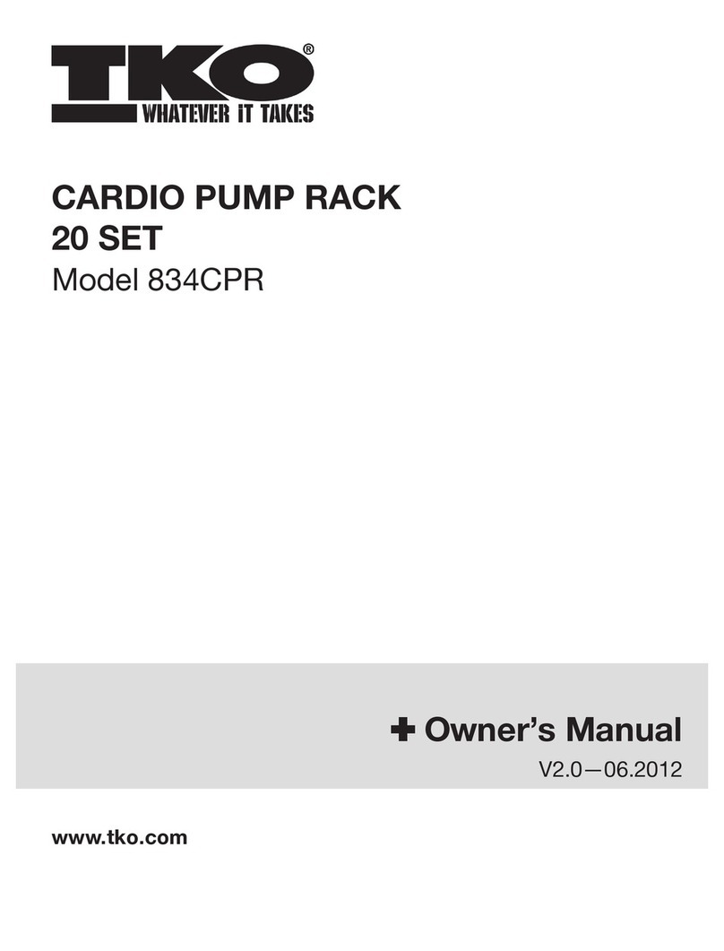 TKO 834CPR Manual de usuario TKO 834CPR Manual de usuario