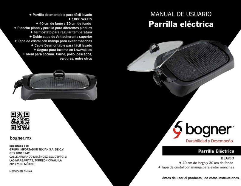 Bogner BEG30 Manual de usuario
