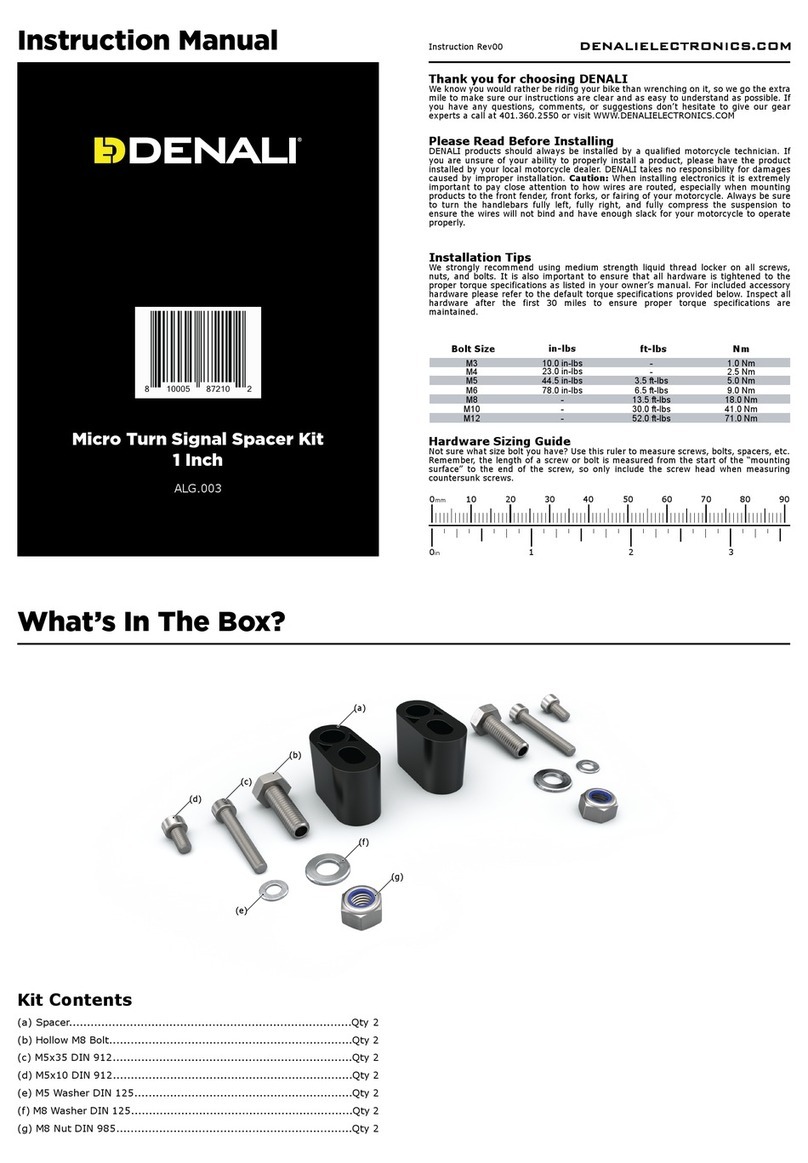 Denali ALG.003 Manual de usuario