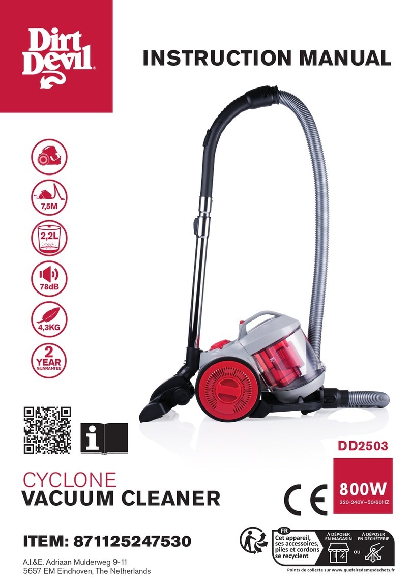 Dirt Devil DD2503 Manual de usuario