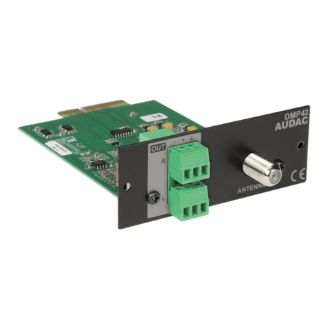 AUDAC SourceCon DMP42 Manual de usuario
